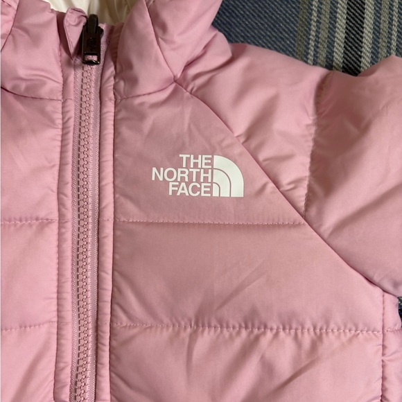 The North Face Toddler Reversible Perrito Hooded Coat Shady Rose - Picture 6 of 15